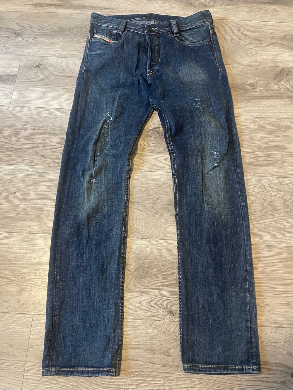 VTG Diesel Blue Slim Straight Jeans